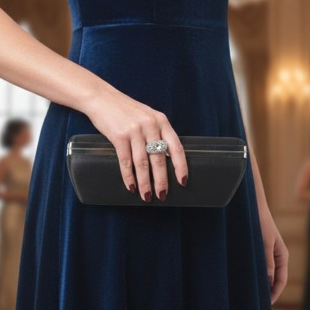 Chic Black Evening Clutch